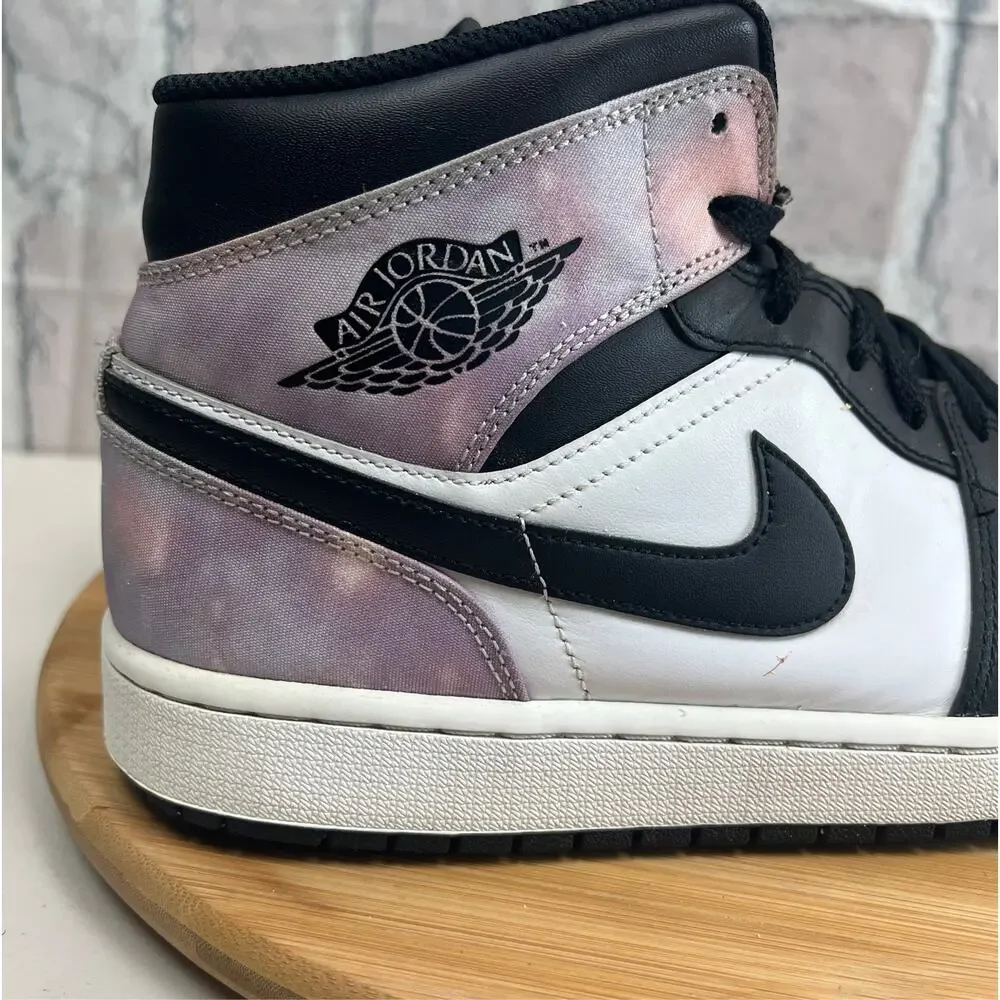 Nike Air Jordan Tie Dye Bleached Purple Pink Sneakers Size 11.5 DM1200-001 - Picture 6 of 13